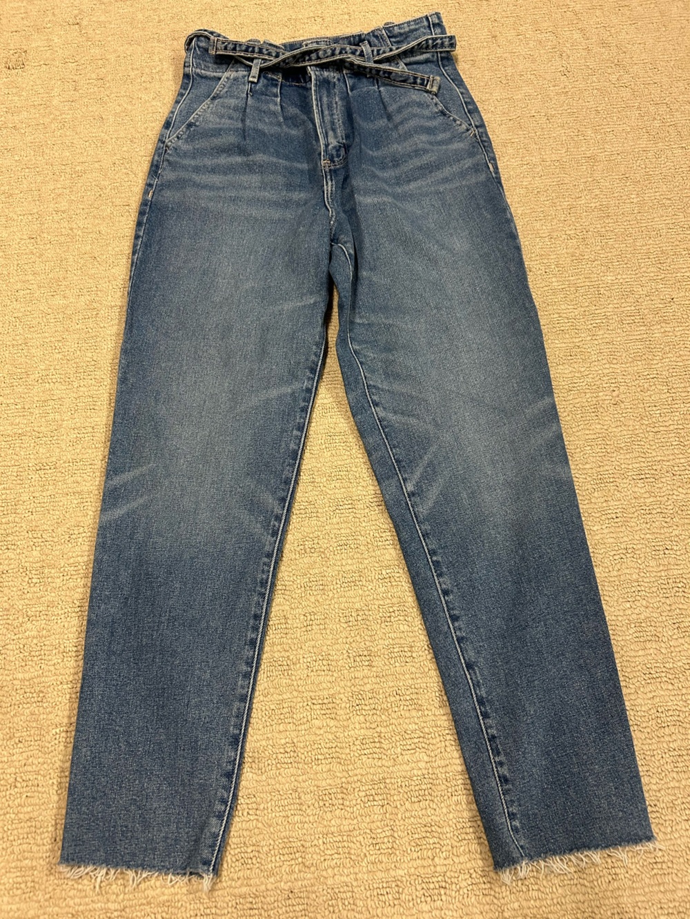 Hollister Light Blue Ultra High Rise Mom Jeans
